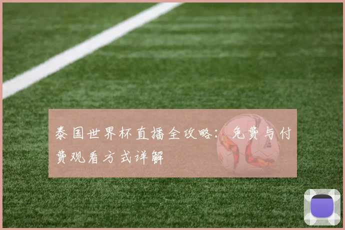 泰国世界杯直播全攻略：免费与付费观看方式详解